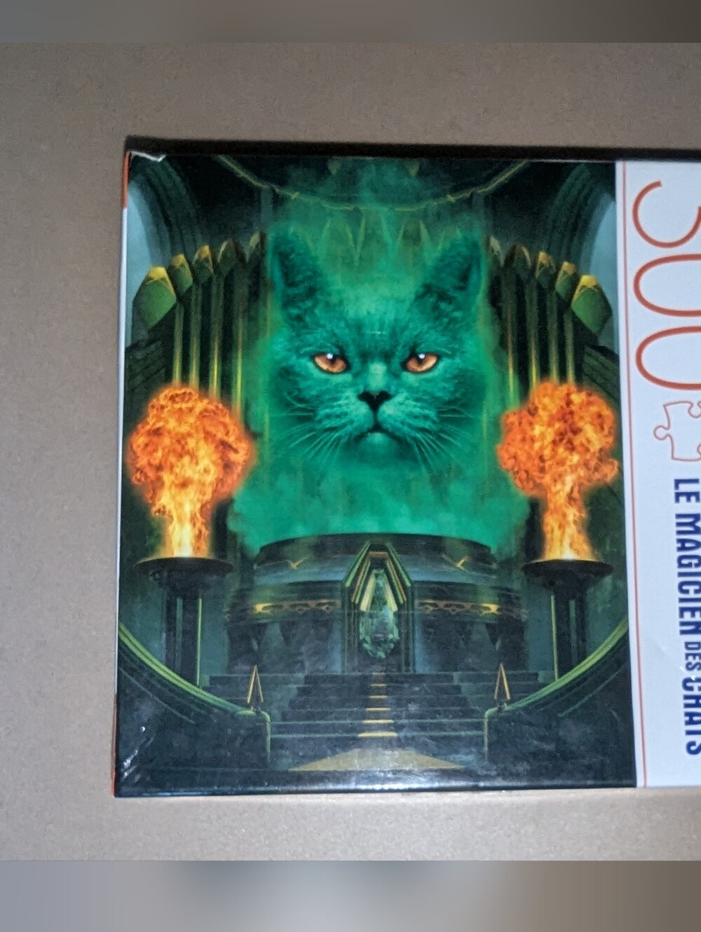 300-Piece 'Wizard of Paws' Cat Jigsaw Puzzle